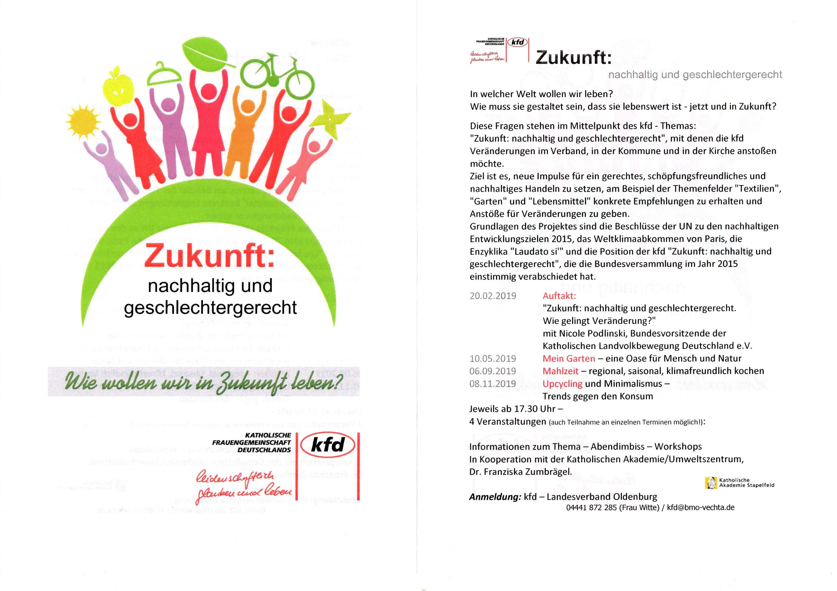 Zukunft: nachhaltig und geschlechtergerecht