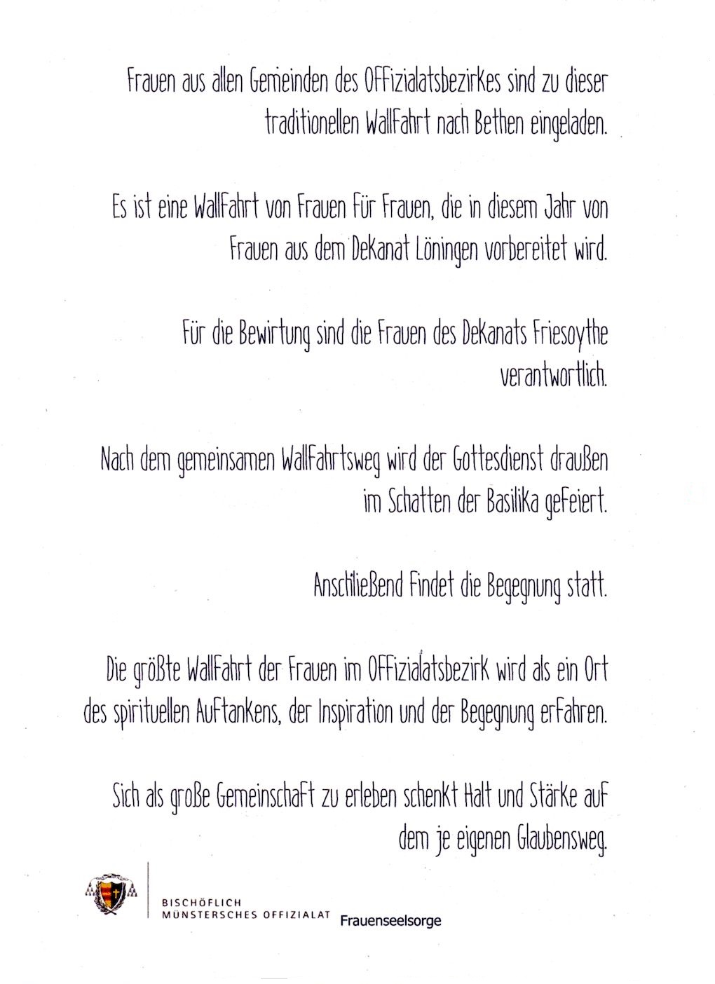 LandesFrauenWallfahrt