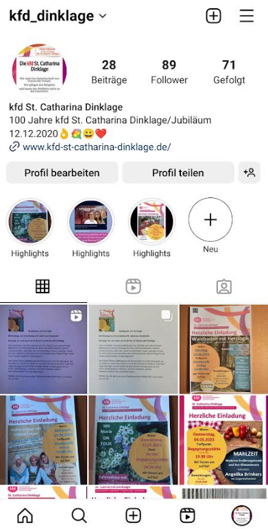 Unser Instagram Account