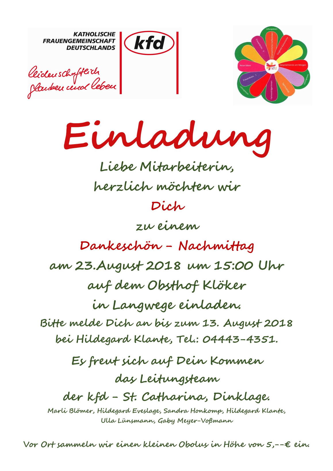 kfd Team Einladung2018